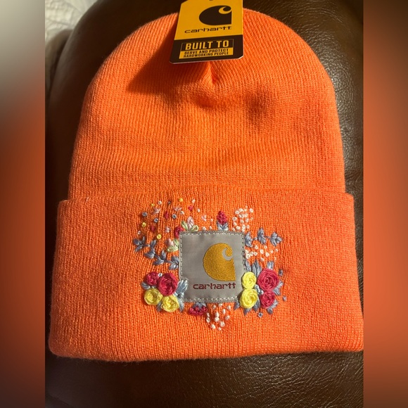 🎀Hand Embroidered Carhartt Hat/Toboggans🎀 - Picture 4 of 8